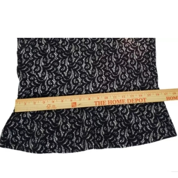 J Crew Black Lace Peplum Top Small - Picture 9 of 16